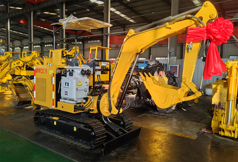 山東東達(dá)機(jī)電生產(chǎn)的MWD2.0型礦用挖掘機(jī)裝車發(fā)貨